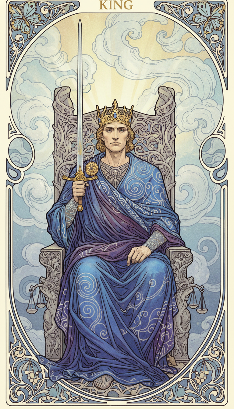 King of Swords tarot card
